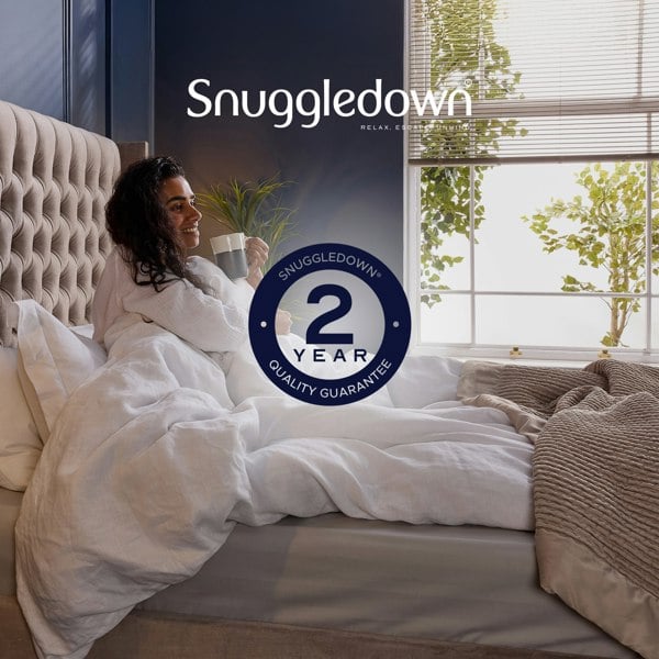 Snuggledown Luxury Cotton Quilted Firm Support Pillow