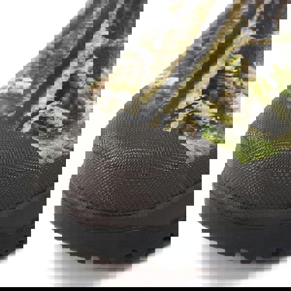 Grisport GriSport Swamp Men's Camo Neoprene Fishing Hunting Farm Wellies Boots, close-up of the durable toe cap and camouflage pattern design.