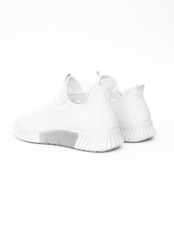 Crosshatch Rideout Trainers White