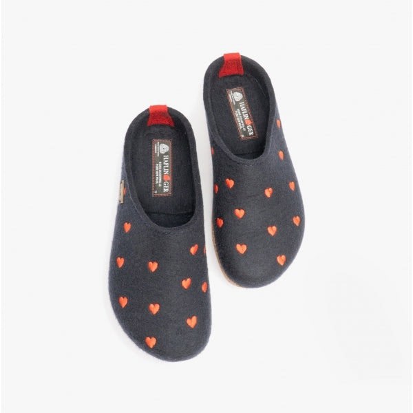 Haflinger CUORICINI Womens Slippers Navy