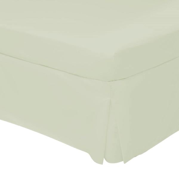 Belledorm Easycare Percale Platform Valance - Green Apple - 