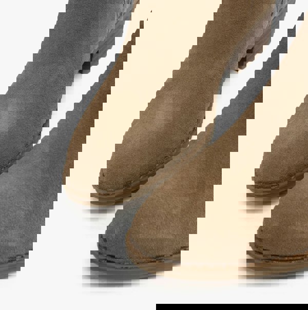 Hush Puppies ISOBEL Womens Leather Ankle Boots Taupe