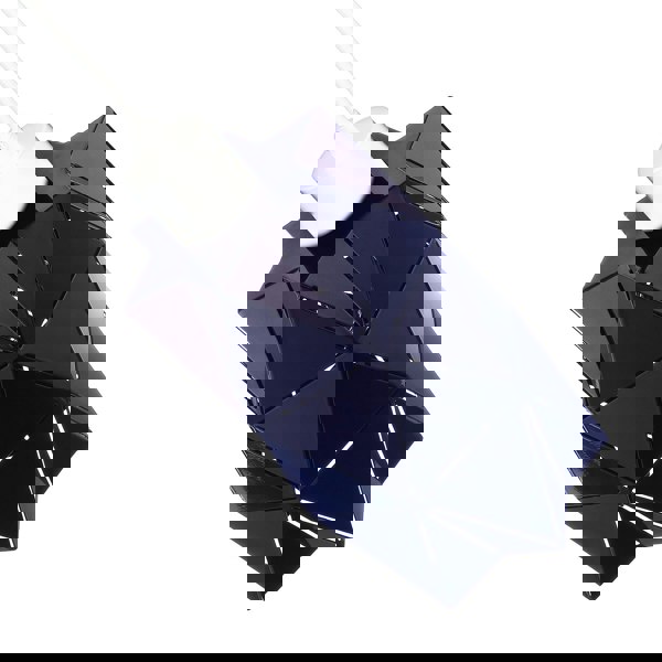 Modern Midnight Blue Metal Pendant Shade with Diamond Shaped Cut Outs Image 3