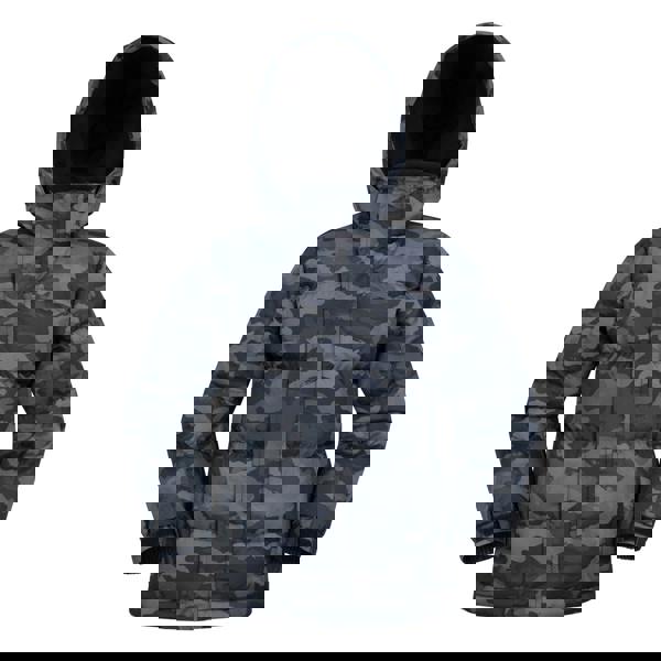 Mountain Warehouse Childrens/Kids Snow II Printed Water Resistant Padded Jacket - Camo Green - 