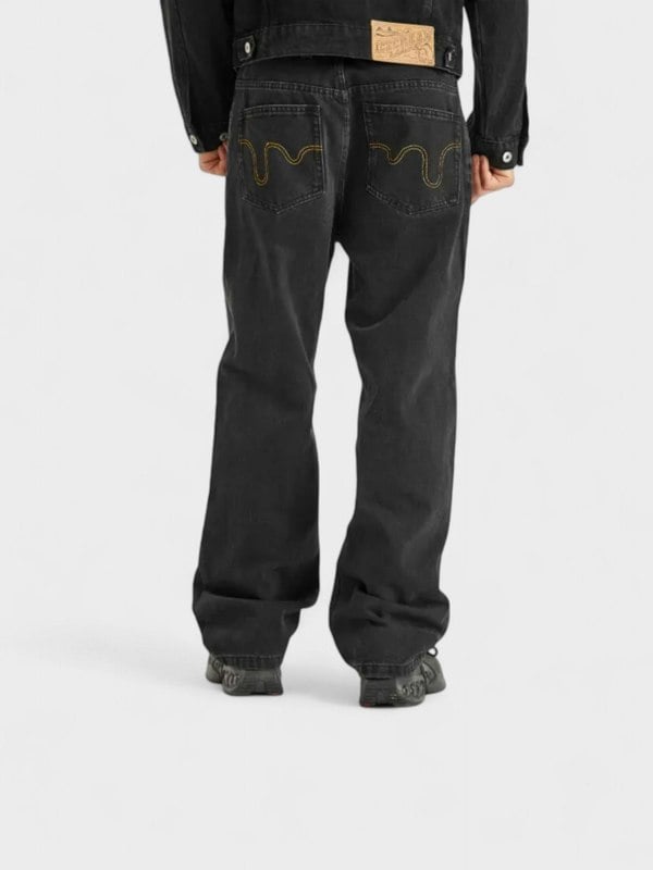 Icecream Running Dog Double Scoop Denim Jeans Black - Supplied FashionIcecream