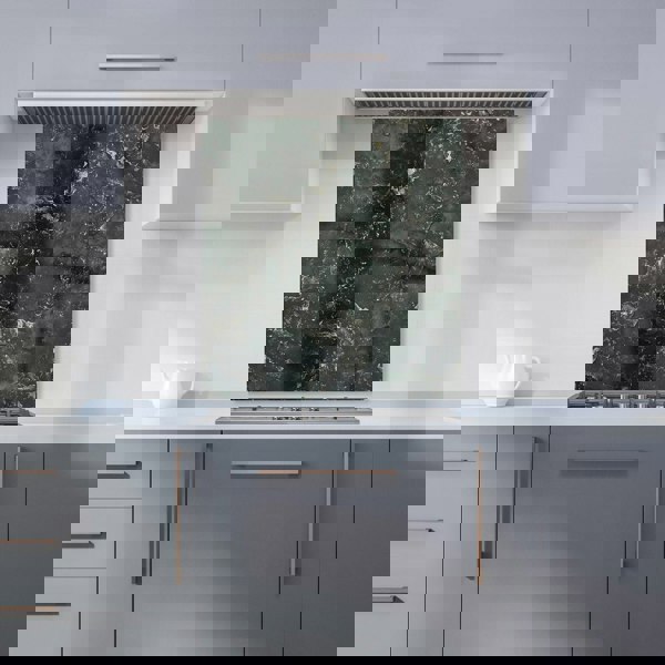 Warren Reed - Designer Shabby Green Quartz Effect Kitchen Splashback