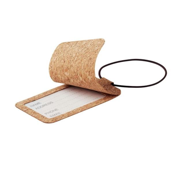 MidOcean Ovalis Cork Luggage Tag - Beige - 