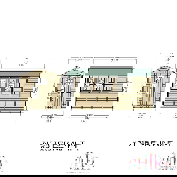 Shire Jersey 7x13 12mm interlock Clad wooden Shed - Best Shed