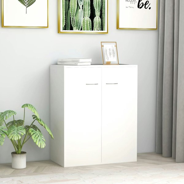 Berkfield Sideboard White 60x30x75 cm Engineered Wood