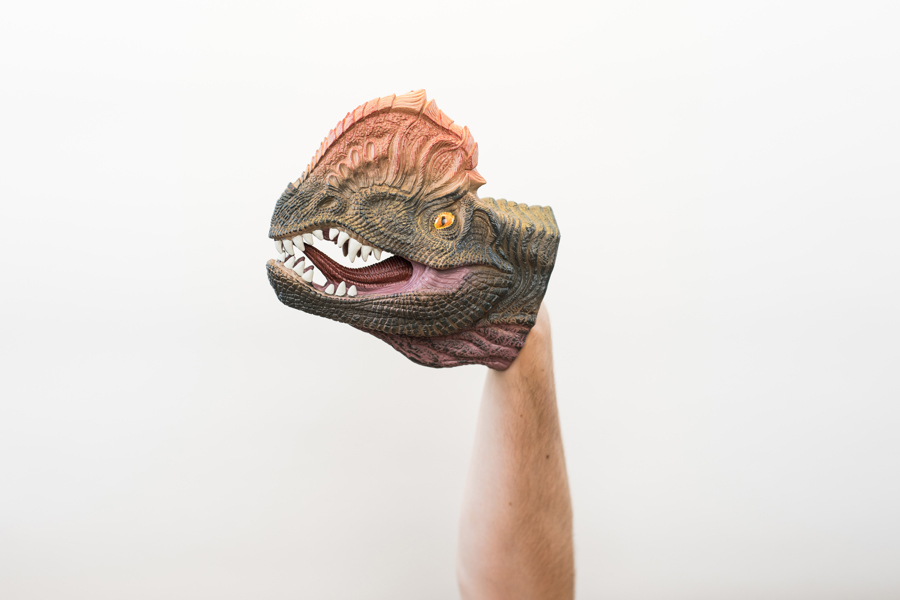 Wildthings Wild Thingz Dilophosaurus Hand Puppet