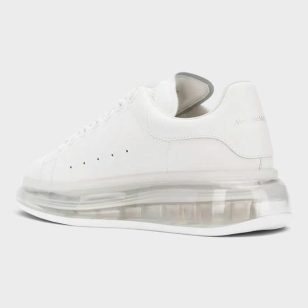 Alexander McQueen Oversized Sneaker Clear Sole White
