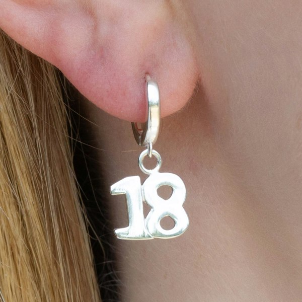 Mylee London Sterling Silver 18 Charm Earrings