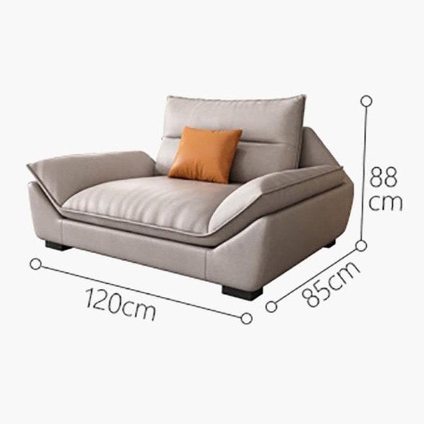 A900 Quinn Five Seater Sofa, Leathaire-Sofas-Weilai Concept-Armchair-Weilai Concept