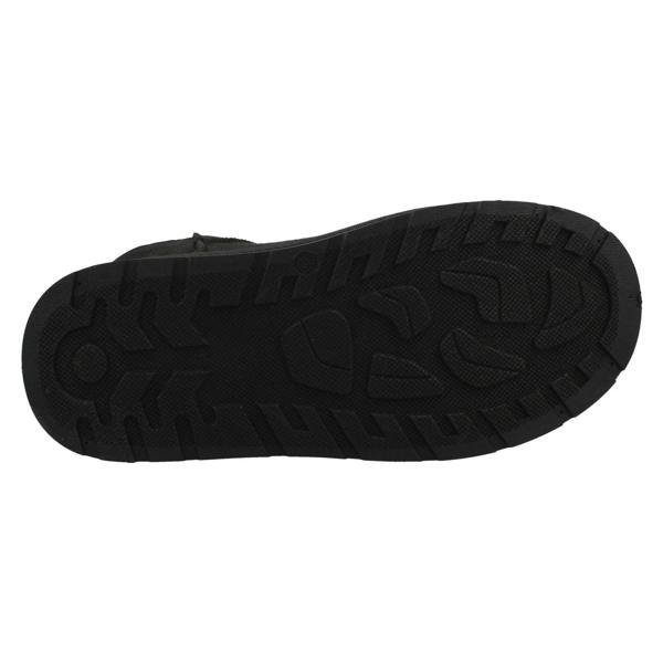 Spot On Ladies Spot On Wide Fit Ankle Boot Slippers F4472