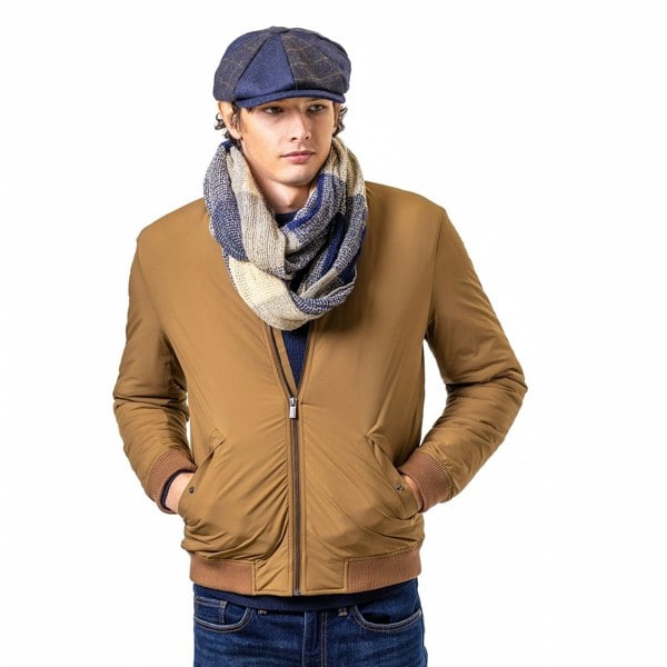 Basket Weave Lightweight Box Check Snood - Heritage Traditions