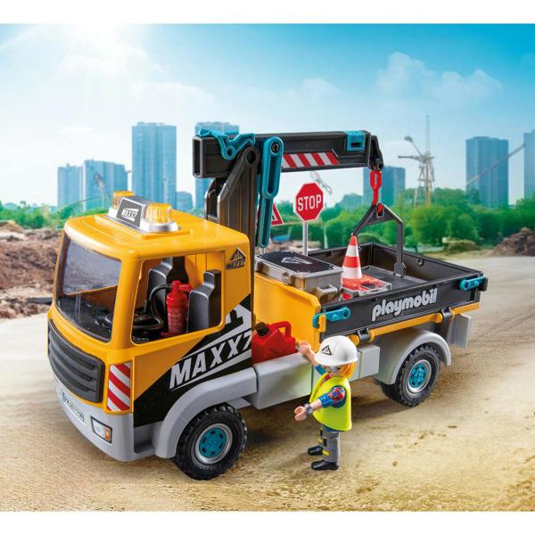 Playmobil Construction Truck with Crane - 71750 Playset