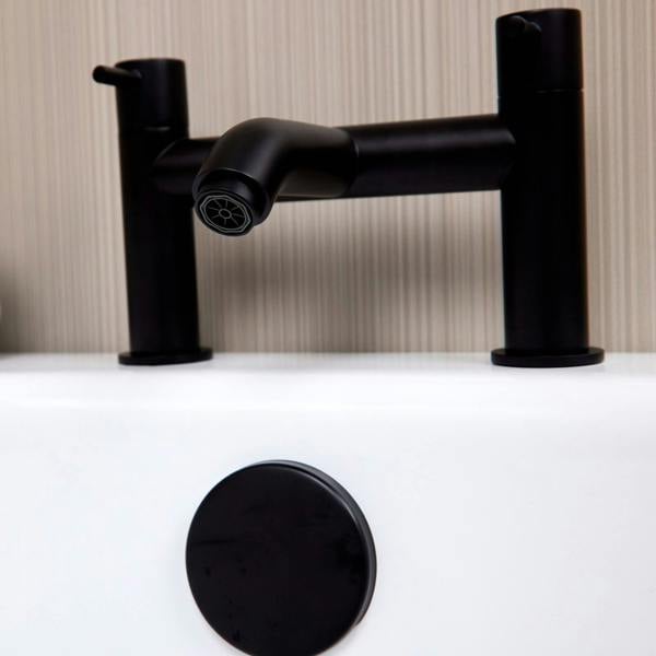 Flode Kumla | Bath Filler | Matt Black