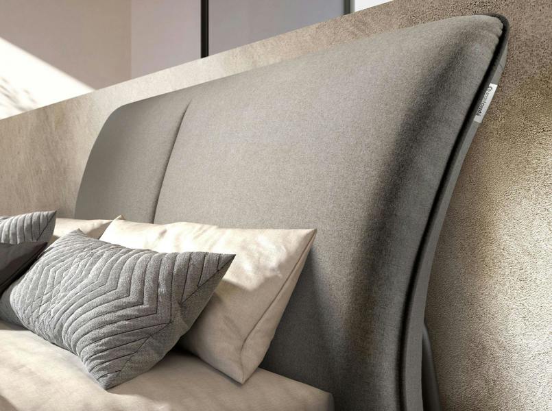 Angel Cerdá Dark grey fabric bed 7221