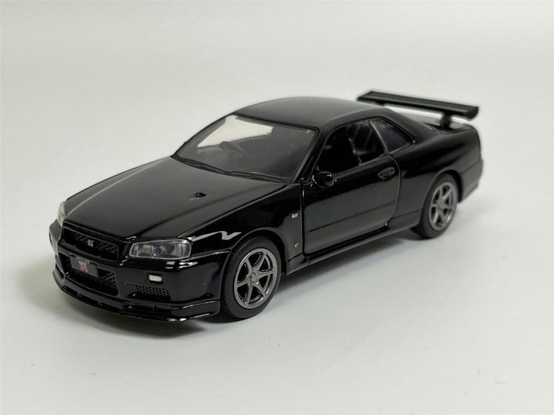 Tayumo Nissan GT R34 V Spec II RHD Black 1:36 Scale Tayumo 36115210
