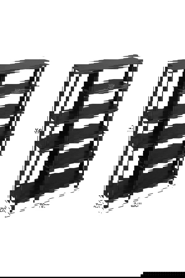 Living and Home 6-Layer Open-Style Wood Shoe Rack