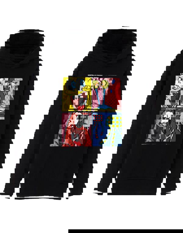 SpongeBob SquarePants Unisex Kids Black Pop Art Hoodie