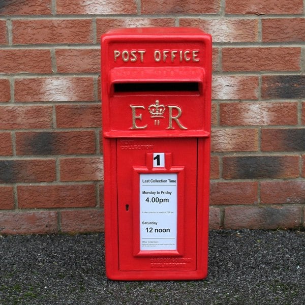 Monstershop Red Royal Mail Post Box with Stand