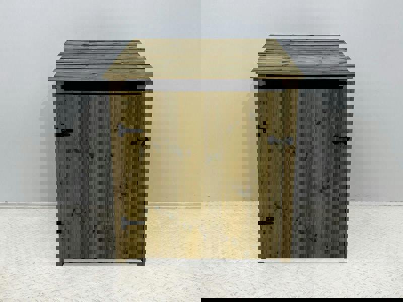 Arbor Garden Solutions Wooden Premium Tongue/Groove Log Store with Door (W-99cm, H-126cm or H-180cm, D-88cm)