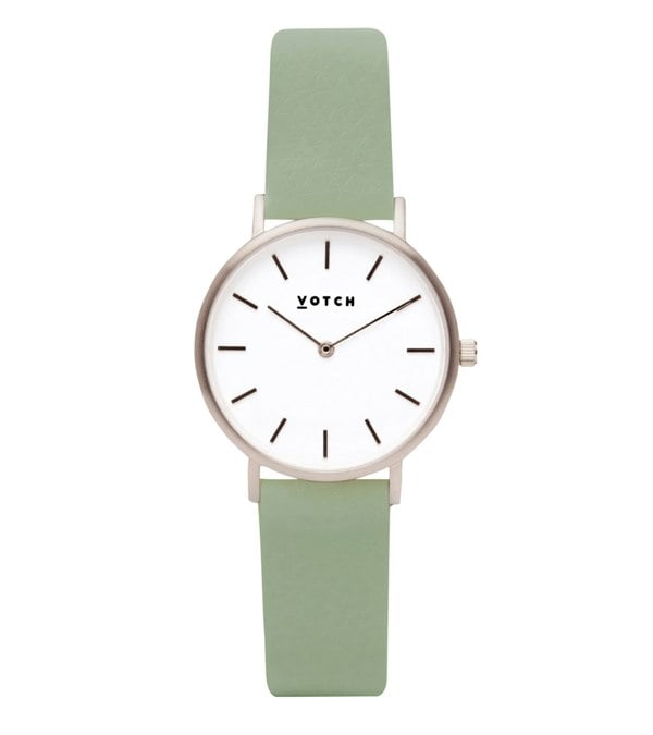 Votch Silver & Sage Watch | Petite