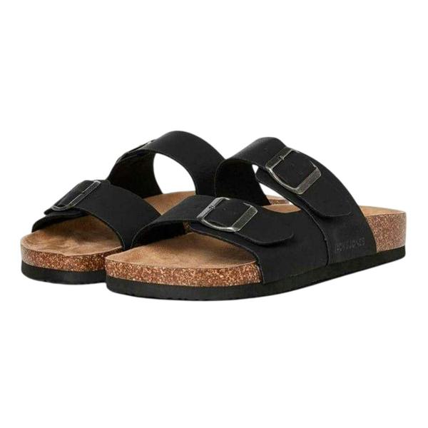 Jack And Jones Mens Flatform Slides - Anthracite - 
