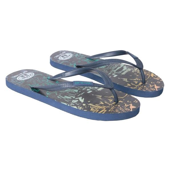 Animal Mens Oceana Printed Flip Flops - Dark Grey - 