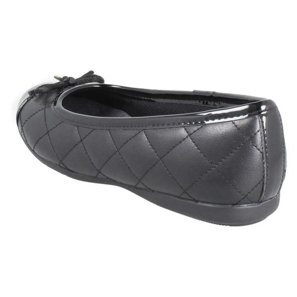 Clarks Girls Clarks Quilted Slip On Ballerina School Shoes Dance Cap