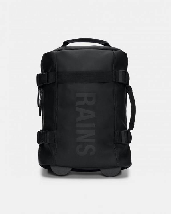 Rains Texel Cabin Bag Mini - 01 Black - CHO - Designer Unisex Bags