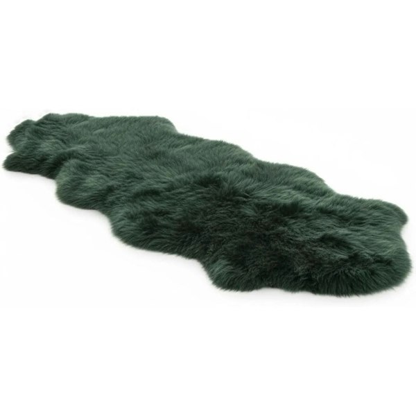 Infinity Leather Genuine Sheepskin Real Natural Wool Double Area Rug