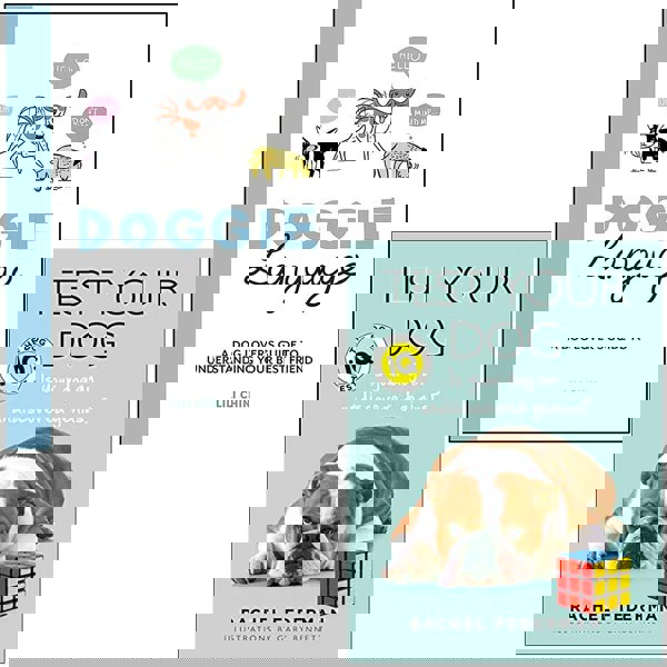 Doggie Language By Lili Chin and Test Your Dog By Rachel Federman 2 Books Collection Set