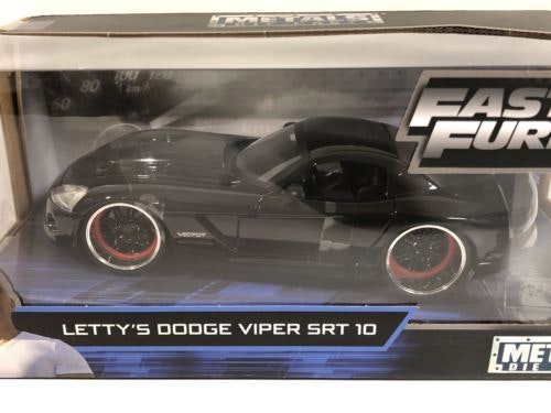 fast and furious lettys dodge viper srt-10 1:24 scale jada 30731