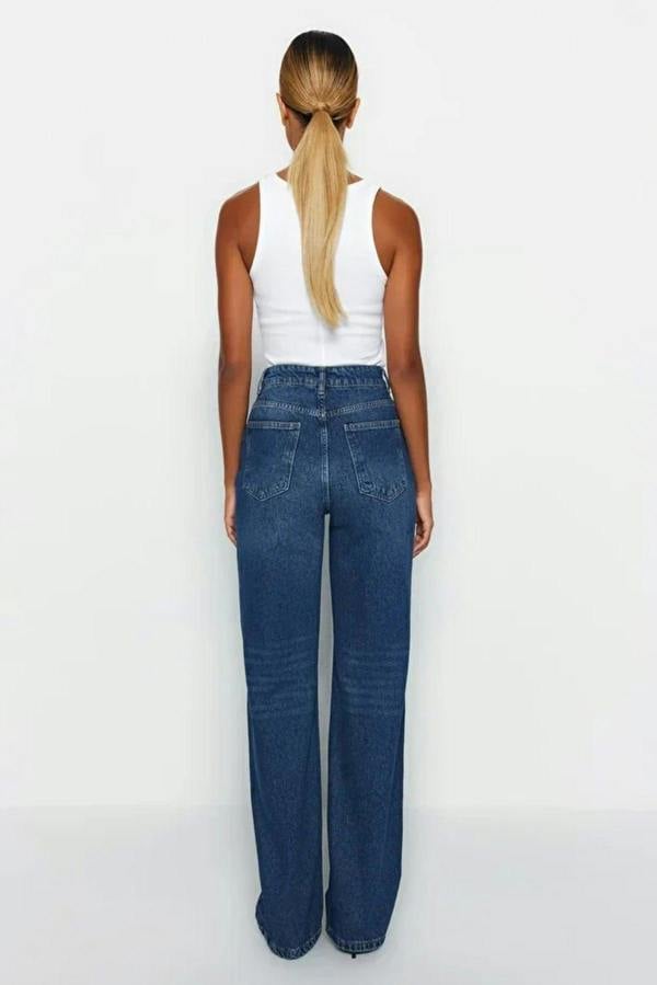 WOVCOR High Waist Wide Leg Jeans