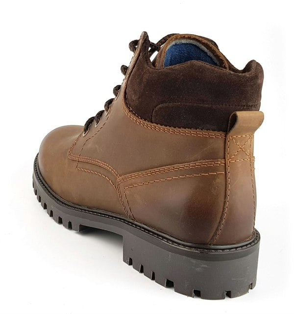 Frank James Bisley Mens Leather Lace Up Yuma Commando Casual Boots