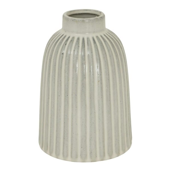 Hill Interiors Monte Bell Vase - White/Light Blue