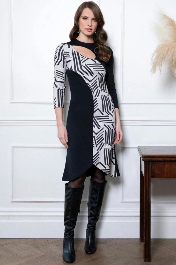 HotSquash Asymmetric Keyhole Dress