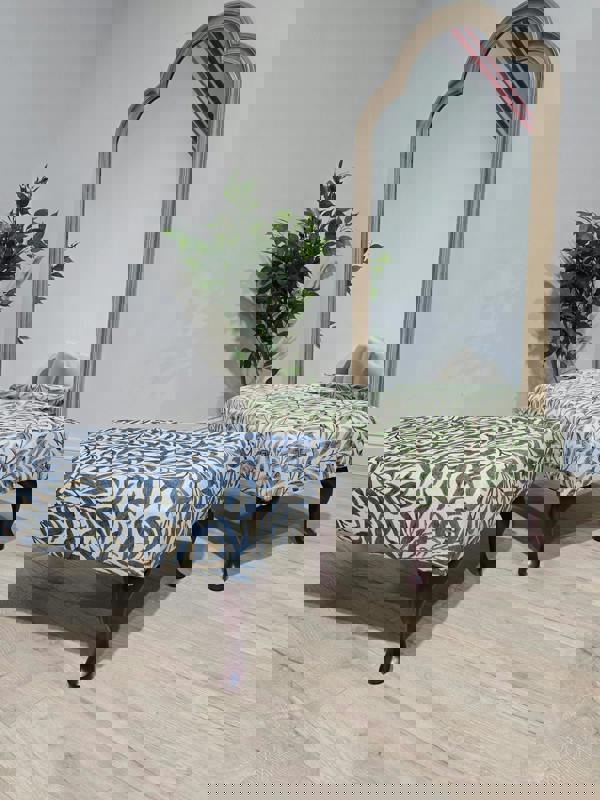 PREMIUM will blue non storage foostool coffee table, footrest pouffe side table - ISTOOLS