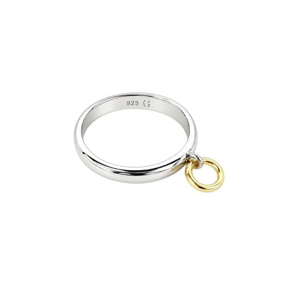 Gold Trip Two Tone Door Knocker Ring