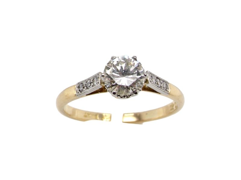 Vintage Tom A vintage diamond solitaire ring