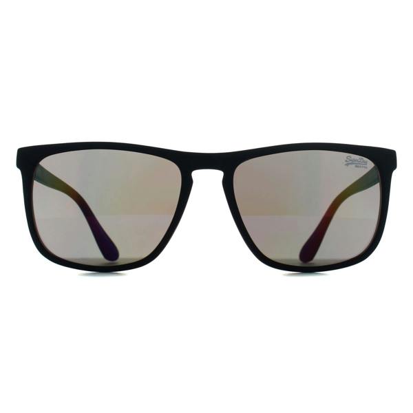 Superdry Sunglasses SDS Shockwave 127 Rubberised Matte Black Triple Fade