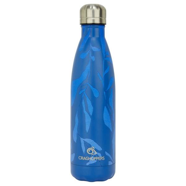 Craghoppers National Trust Leaf Print 500ml Water Bottle - Dark Sapphire - 