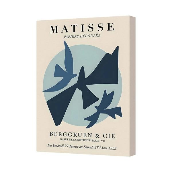 Benjamin Tate Design Matisse Papiers Decoupes Canvas Print Berggruen And Cie Poster