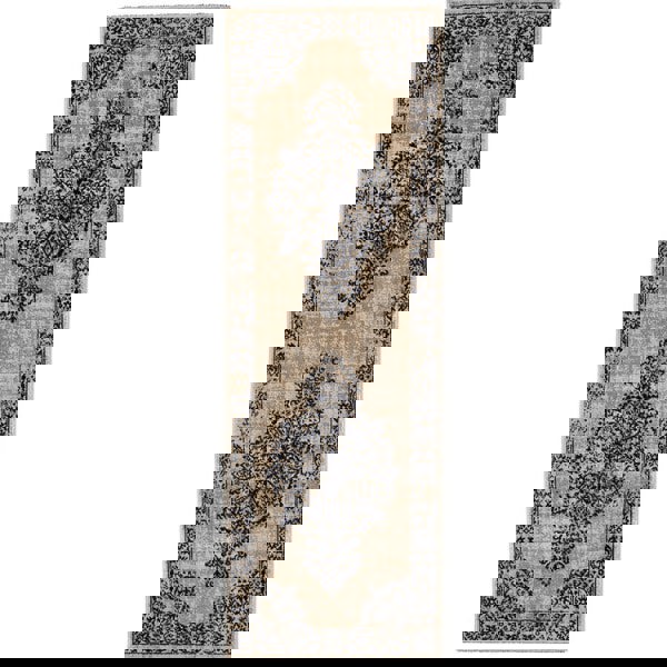 Saville Grey/Blue Vintage Rug | Luxury Hand-Woven Wool Rugs