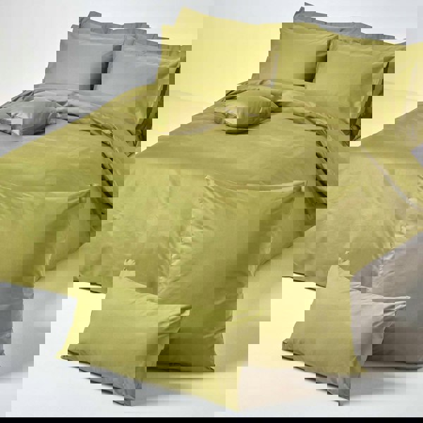 HOMESCAPES Premium 1000 TC Egyptian Cotton Sateen Weave Housewife Pillowcase, King Size