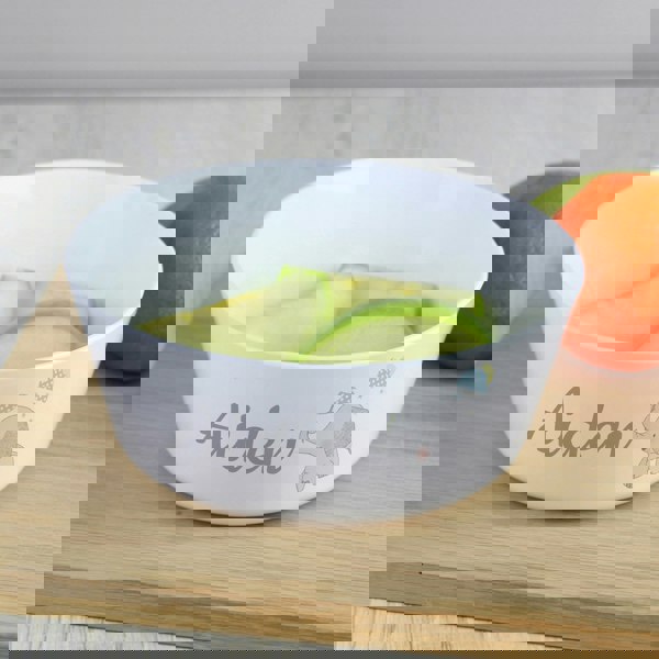 Personalised Memento Company Personalised Hessian Elephant Plastic Bowl