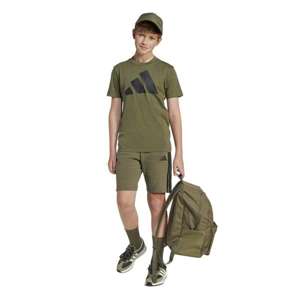 Adidas Childrens/Kids Essential Shorts - Khaki/Black - 