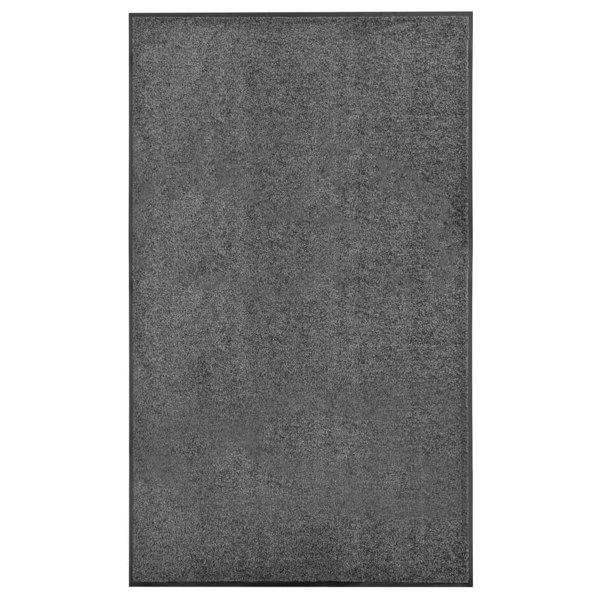 Berkfield Doormat Washable Anthracite 90x150 cm